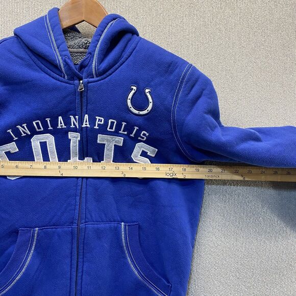 NFL Indianapolis Colts Jacket Coat Women’s Small Fleece Lined - Picture 5 of 9